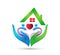 Family in happy union logo, family, parent, kids, home love, parenting, care, symbol icon design vector icon logo.