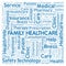 Family Healthcare word cloud