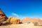 Family hiking in Spitzkoppe Namibia