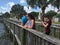 Family on Historic Boardwalk