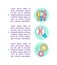 Family history of genetic conditions concept line icons with text