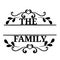 Family Name Monogram Bundle is suitable for t-shirt, laser cutting, sublimation, hobby, cards, invitations, website or