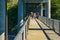 A Family of Oriental Visitors on the Footbridge