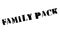 Family Pack rubber stamp