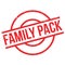 Family Pack rubber stamp