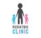 Family Pediatric Clinic Logo Advertising Banner Vector