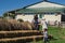 Family Playing on Hay Bales