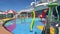 The family pool area on the Royal Caribbean RCL cruise ship Independence of the Seas in Port Canaveral, Florida