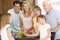 Family Preparing meal, mealtime Together