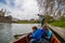 Family punting in Cambridge