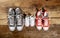 Family Sneakers canvas shoes parents and child on wood floor at home in happy lifestyle