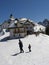 Family in snow