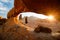 Family in Spitzkoppe Namibia