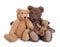Family of teddy bears