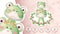 Family toad, frog - cute sticker