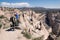 Family on the top of the mountain. Kasha-Katuwe Tent Rocks National Monument, Cochiti, NM, USA