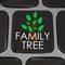 Family Tree Computer Laptop Keyboard Key Button Research History