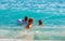 Family vacation on summer Ionian sea