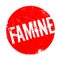 Famine rubber stamp