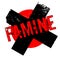 Famine rubber stamp