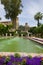 The famous Alcazar gardens in Cordoba, Spain