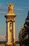 The famous Alexandre III bridge , Paris, France.