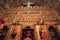 The famous altar of Voronet Monastery, Romania