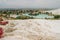 Famous and amazing thermal springs Pamukkale or Cotton Castle on Denizli Province in Turkey