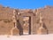 Famous ancient ruins of Karnak temple in Luxor, Egypt. Entrance to the temple.