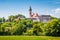 Famous Andechs Abbey in summer, district of Starnberg, Upper Bavaria, Germany