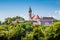 Famous Andechs Abbey in summer, district of Starnberg, Upper Bavaria, Germany