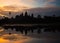 The famous Angkor Wat at sunrise. Siem Reap, Cambodia