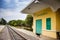 The famous Aracataca train station, one of the literary settings of Gabriel Garcia Marquez in his Nobel laureate book One Hundred