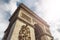 Famous `Arc de triomphe` french monument, Paris, France