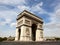 Famous Arc de Triomphe in Paris