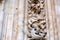 The famous astronaut carved in stone in the facade of the Salamanca Cathedral