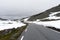 Famous Aurlandsvegen mountain road