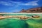 The famous Balos lagoon on Crete island