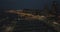 Famous Barceloneta beach on Mediterranean in Barcelona in night lights