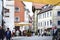 Famous bavarian old town with historic buildings