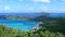 Famous bay and Magens beach on St. Thomas Island, The Caribbean
