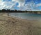 Famous beach of Cala Bassa in ibiza, pitiusa island of the balearics