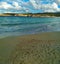 Famous beach of Cala Bassa in ibiza, pitiusa island of the balearics