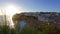 Famous beach village Carvoeiro, during a sunny day.