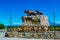 Famous Bear Statue with Salmon Fish in Kamchatka, Russia