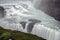 The famous and beautiful Gullfoss waterfall in Iceland.