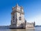 The famous Belem Tower in Lisbon, Portugal.