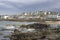 The famous BibleText on the Portstewart seafront in County Londonderry in Northern Ireland