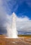 Famous and biggest icelandic geyser eruption