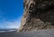 The famous Black Sand ocean Beach, mount Reynisfjall and Picturesque Basalt Columns, Vik, South Iceland. Dyrholaey Cape and rock